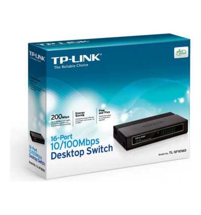 Switch TP-Link TL-SF1016D 16 Puertos 10/100