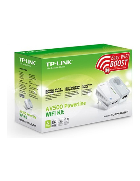 TP-Link TL-WPA4226KIT Wifi AV500 - Comprar adaptador PLC