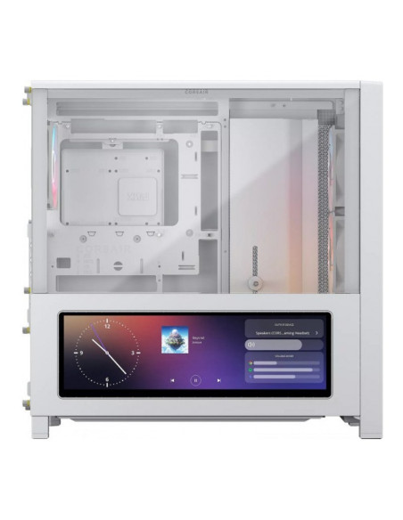 Corsair Frame 4000D LCD RS aRGB Blanca ATX Caja para PC