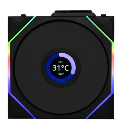 Lian Li UNI Fan TL Wireless aRGB LCD 120 Pack de 3 Ventiladores inverso PC inalámbricos