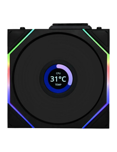 Lian Li UNI Fan TL Wireless aRGB LCD 120 Pack de 3 Ventiladores inverso PC inalámbricos