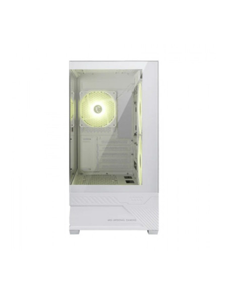 MSI MAG Pano M110R Blanca Micro-ATX Caja para PC