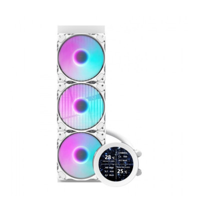 darkFlash Nebula DN-360S aRGB Blanca 360mm Refrigeración líquida PC
