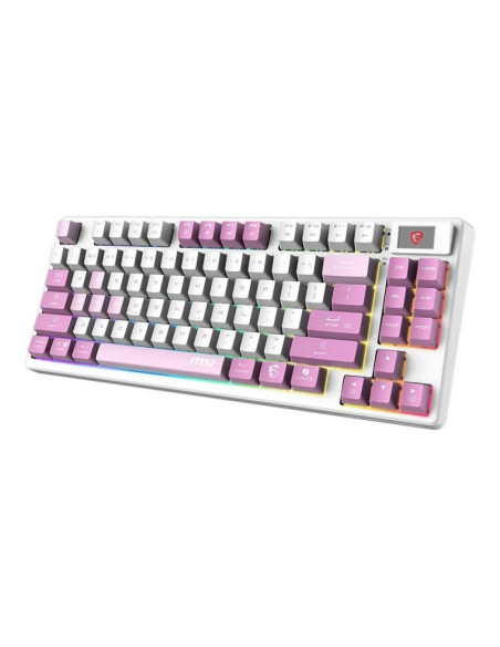 MSI Forge GK600 TKL Wireless Violet Teclado gaming inalámbrico