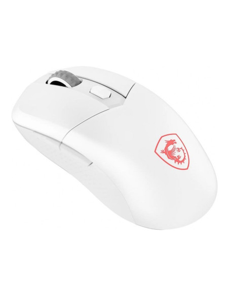 MSI Versa 300 Wireless 8K Blanco Ratón gaming inalámbrico