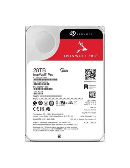 Seagate Ironwolf Pro 28TB 3.5" HDD
