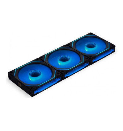 Lian Li UNI FAN SL120 Infinity RGB Reverse Blade PWM Black 120mm Pack de 3 Ventiladores PC