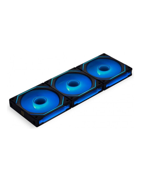 Lian Li UNI FAN SL120 Infinity RGB Reverse Blade PWM Black 120mm Pack de 3 Ventiladores PC