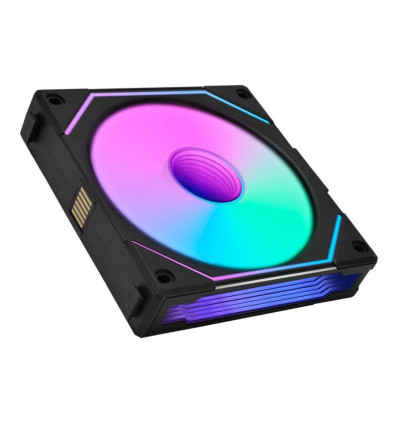Lian Li UNI FAN SL120 Infinity RGB Reverse Blade PWM Black 120mm Pack de 3 Ventiladores PC
