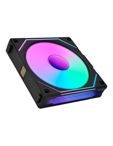 Lian Li UNI FAN SL120 Infinity RGB Reverse Blade PWM Black 120mm Pack de 3 Ventiladores PC