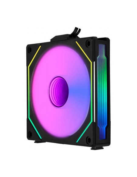 Lian Li UNI FAN SL120 Infinity RGB Reverse Blade PWM Black 120mm Pack de 3 Ventiladores PC