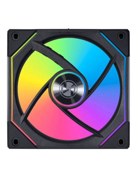 Lian Li UNI FAN SL120 Infinity RGB Reverse Blade PWM Black 120mm Pack de 3 Ventiladores PC
