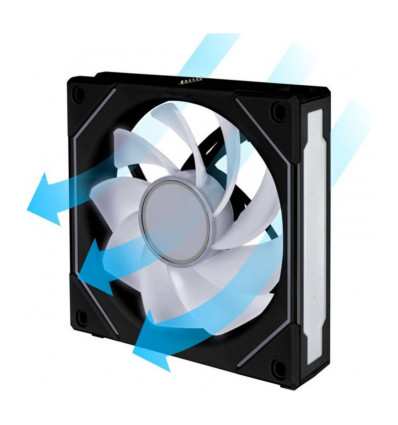 Lian Li UNI FAN SL120 Infinity RGB Reverse Blade PWM Black 120mm Pack de 3 Ventiladores PC