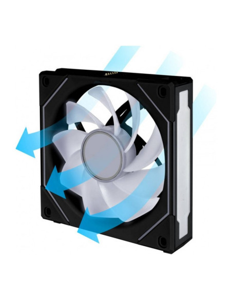 Lian Li UNI FAN SL120 Infinity RGB Reverse Blade PWM Black 120mm Pack de 3 Ventiladores PC