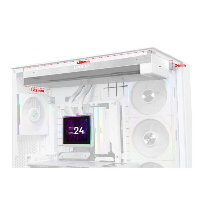 Lian Li Hydroshift II LCD-S 360 White 360mm Refrigeración líquida PC