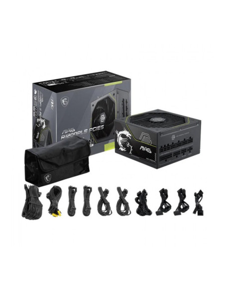 MSI MAG A1200PLS ATX 3.1 (PCIe 5.1) Fuente de alimentación 1200W