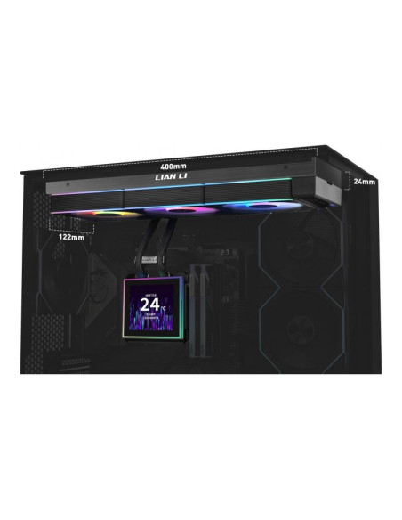 Lian Li Hydroshift II LCD-S 360CL Black 360mm Refrigeración líquida PC