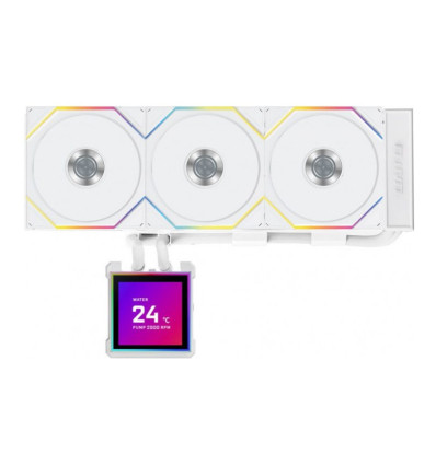 Lian Li Hydroshift II LCD-S 360TL White 360mm Refrigeración líquida PC