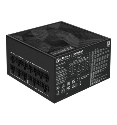 Lian Li SX 1000W 80+ Platinum Black Fuente de alimentación 1000W