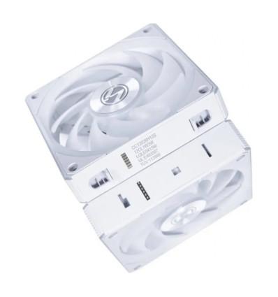 Lian Li UNI FAN CL120 Wireless RGB PWM White Pack de 3 ventiladores PC