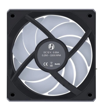 Lian Li UNI FAN CL120 Wireless RGB PWM Black 120mm Pack de 3 ventiladores PC