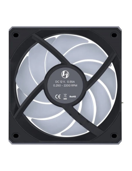 Lian Li UNI FAN CL120 Wireless RGB PWM Black 120mm Pack de 3 ventiladores PC
