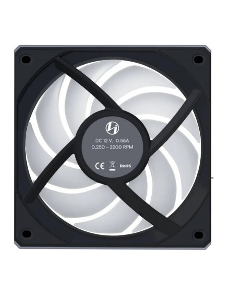 Lian Li UNI FAN CL120 Wireless RGB Reverse Blade PWM Black 120mm Pack de 3 ventiladores PC