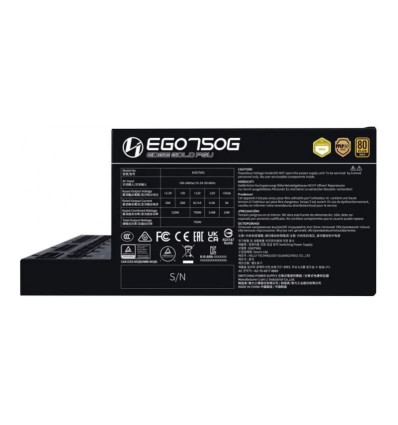 Lian Li Edge Gold EG750G ATX 3.1 (PCIe 5.1) Black Fuente de alimentación 750W