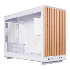 Lian Li A3 Wood Glass Blanca Micro-ATX Caja para PC