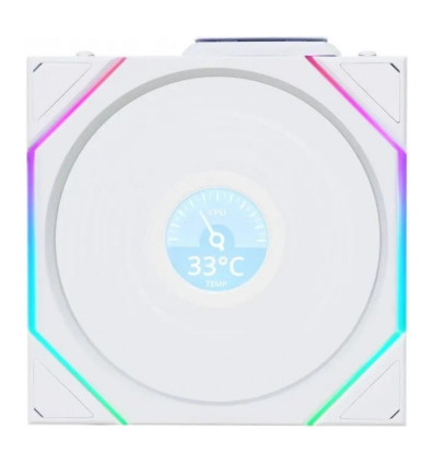 Lian Li Uni FAN TL Wireless aRGB LCD 120 Reverse Blanco 120mm Ventilador PC