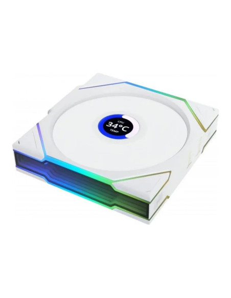 Lian Li Uni FAN TL Wireless aRGB LCD 120 Reverse Blanco 120mm Ventilador PC