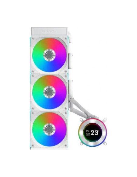 Lian Li Hydroshift II LCD-C 360CL Blanca 360mm Refrigeración líquida PC