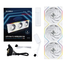 Lian Li UNI Fan TL Wireless 120 aRGB Reverse Blanco 120mm Pack de 3 ventiladores PC