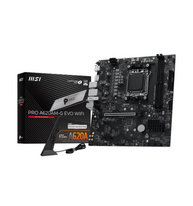 MSI Pro A620AM-G EVO WIFI Socket AM5 Micro-ATX