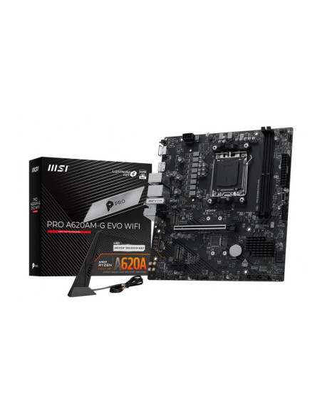 MSI Pro A620AM-G EVO WIFI Socket AM5 Micro-ATX