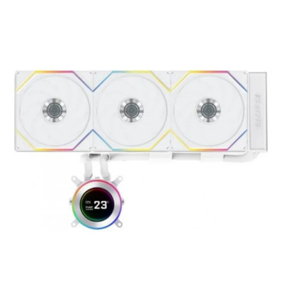 Lian Li Hydroshift II LCD-C 360TL Blanca 360mm Refrigeración líquida PC