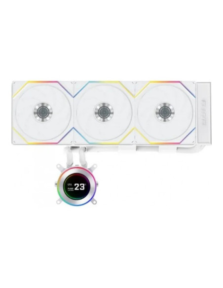 Lian Li Hydroshift II LCD-C 360TL Blanca 360mm Refrigeración líquida PC