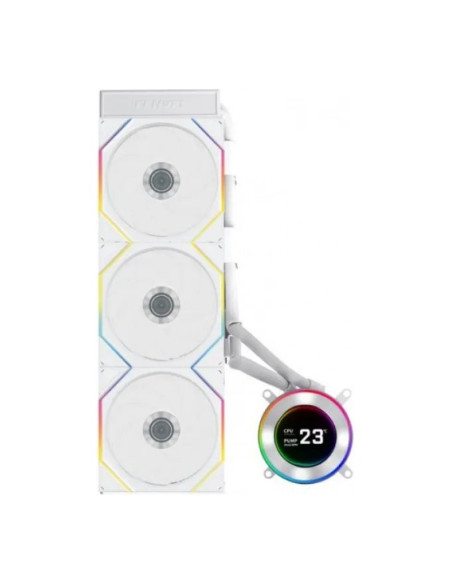 Lian Li Hydroshift II LCD-C 360TL Blanca 360mm Refrigeración líquida PC
