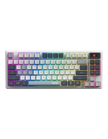 Teclado inalámbrico MSI Forge GK600 TKL Wireless Sky