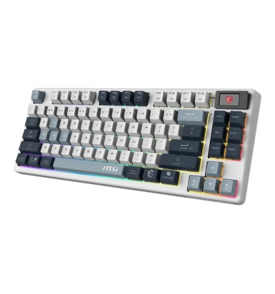 Teclado inalámbrico MSI Forge GK600 TKL Wireless Sky