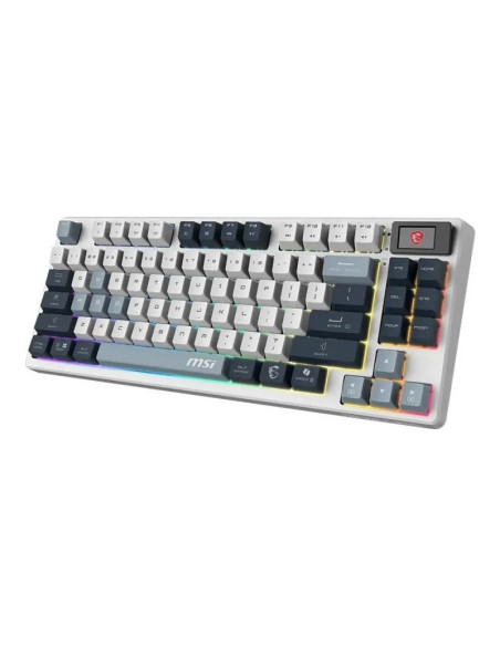 Teclado inalámbrico MSI Forge GK600 TKL Wireless Sky