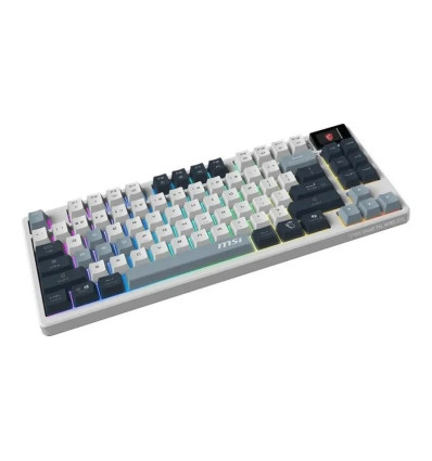 Teclado inalámbrico MSI Forge GK600 TKL Wireless Sky