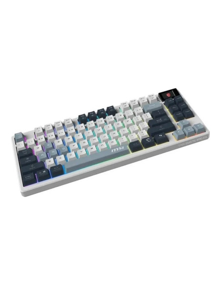 Teclado inalámbrico MSI Forge GK600 TKL Wireless Sky