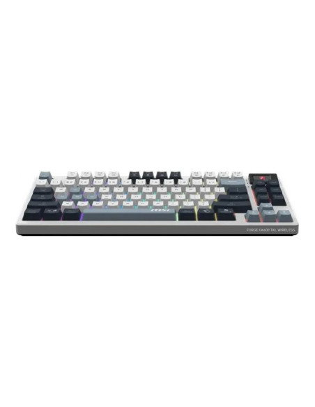 Teclado inalámbrico MSI Forge GK600 TKL Wireless Sky