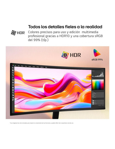 LG 34U601B-B - Monitor 34" UWQHD VA 120Hz