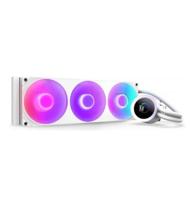 NZXT Kraken Plus 360 RGB Blanca 360mm Refrigeración líquida PC
