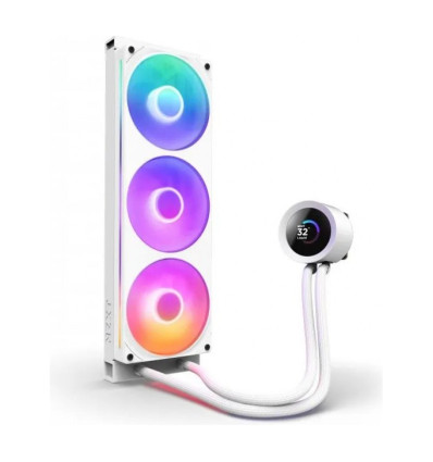 NZXT Kraken Plus 360 RGB Blanca 360mm Refrigeración líquida PC