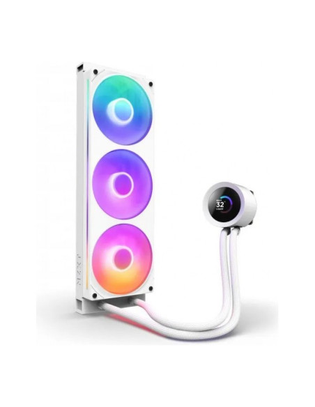 NZXT Kraken Plus 360 RGB Blanca 360mm Refrigeración líquida PC