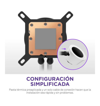 NZXT Kraken Plus 360 RGB Blanca 360mm Refrigeración líquida PC