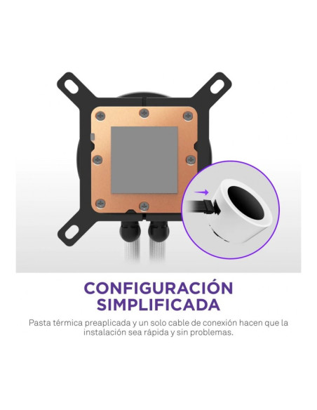 NZXT Kraken Plus 360 RGB Blanca 360mm Refrigeración líquida PC